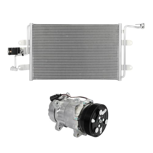 AC Condenser & Compressor Kit for AD TT Quat*o 1.8L