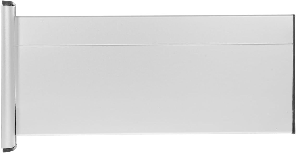 TEHAUX Double-Sided Aluminum Alloy Office Door Name Plate Blank Sign Plate for Door or Wall Office Signage 11.49 X 5.78 X 1.49 Inches