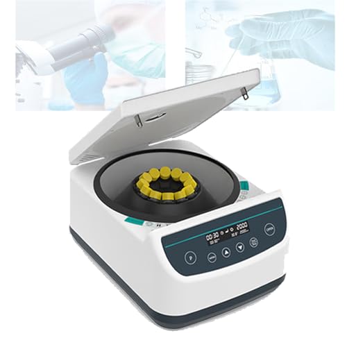 Centrífuga, Centrífuga de sobremesa, Centrífuga de velocidad variable, Centrífuga de 5/10/15 ml, 500-4000 rpm, Velocidad ajustable y temporizada, Adecuada para la separación de líquidos en laborator