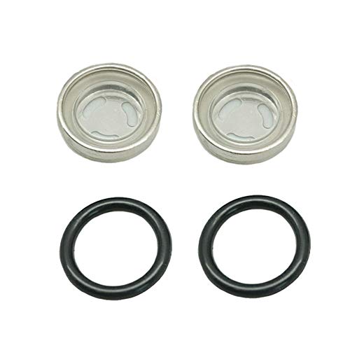 Verre de vue de frein 18mm universel avec joint pour maître-cylindre de moto et scooter x2
