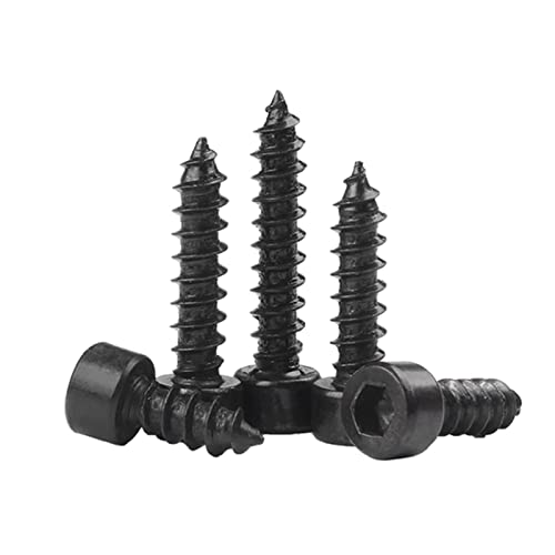 Tornillos autorroscantes M4x40 mm 30 piezas acero carbono miniatura 5