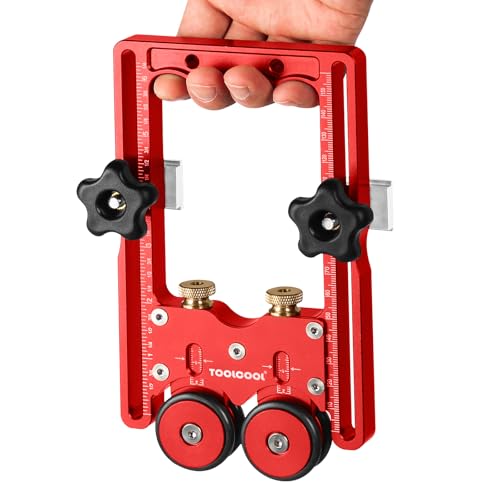 TOOLCOOL One Way Bearing Roller Featherboards Feather Boards for Table Saw Router Tables Band Saws Jig Guide Table Saw Accessories - Thumbnail 4
