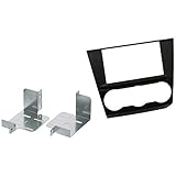 Scosche SU2031B Compatible with Select 2015-18 Subaru Forester, Impreza and XV Crosstrek ISO Double DIN Dash Kit Black