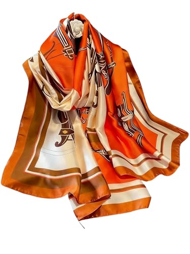 Clysoru Scarf for Women Satin Scarves 70.8" x 35.4" R23