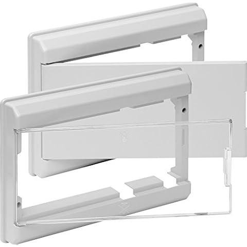 Solera 5213B Marco y Puerta para Caja de Distribución, Blanco Cover