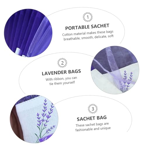 Bolsitas aromáticas con lavanda ARTIBETTER 15 piezas miniatura 3