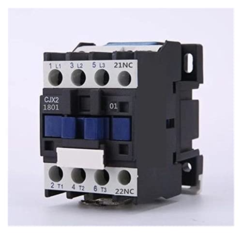 Contacteur tripolaire LC1 AC 18a 3 phases pôles NC rail DIN - 2