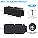 BALAVA Dock Bumpers 4 Pack Total 64 Inch,Boat Dock Bumper,Dock Bumper Guards Dock Bumper,Dock Bumpers Marine,Dock Post Bumpers Boat Bumpers for Docking Piling,Screws Included,Black
