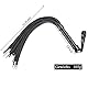 Proxoxo Flogger Erotik Leder Flogger Peitsche für SM Sex Strap Flogger Wildleder Sexspielzeug Cosplay