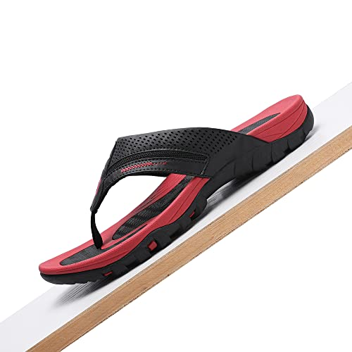 Image of Men's Flip-Flops, Thongs Sandals Durable Comfort Slippers for Beach