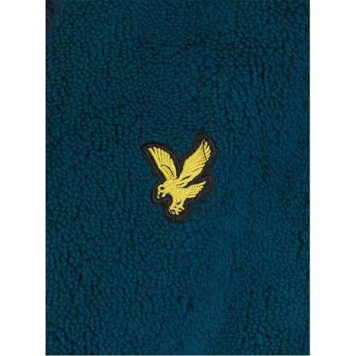 Peignoir Lyle & Scott bleu et pct taille M robe de chambre unisexe