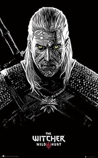 Fortiaboot The Witcher - Poster print Wall 15 x 23 Inches (38 x 58 cm) (380 x 580mm) Gift Decorative Print