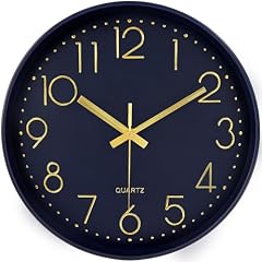 Mabpedo Silent Wall Clocks Battery Operated 8 Inch, Analog Wall Clock with Large Number Tempered photo Mabpedo Silent Wall Clocks Battery Operated 8 Inch, Analog Wall Clock with Large Number Tempered