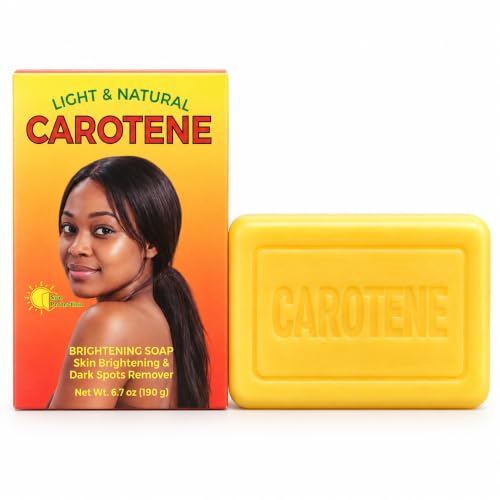 BIONUR Carrot Cleansing Bar Soap with Beta-Carotene & Collagen – Moisturizing Face and Body Soap for Daily Skin Care – 6.7 oz (190 g) - Pack of 1