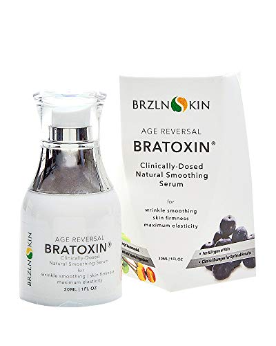 BRZLNSKIN Bratoxin Instant Wrinkle Filler | Naturally Derived Hydrating Alternative for Face Anti Aging | Wrinkle Serum with Skin Tightening Formula (30 mL)