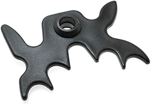 DGZZI Moosehead Bridge Head Black Plastic Slip-On Moosehead Bridge Head for Billiard Pool Cue Stick