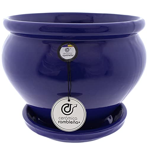 Cerámica Rambleña Macetas De Barro Rojo Macetas Decorativas Macetas De Cerámica Macetas Exterior Maceta Coco - Azul - D129 Decoración 100 Hecho A Mano 26x26x21 Cm Plato Incluido Cerámica Rambleña Macetas De Barro Rojo Macetas Decorativas Macetas De Cerámica Macetas Exterior Maceta Coco - Azul - D129 Decoración 100 Hecho A Mano 26x26x21 Cm Plato Incluido