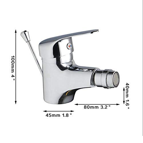 Grifo de baño de diseño elegante con tapón push para lavabos 4