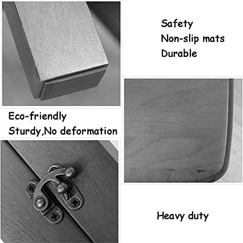 Taburete portátil convertible en escalera de madera para tu comedor y cocina 5