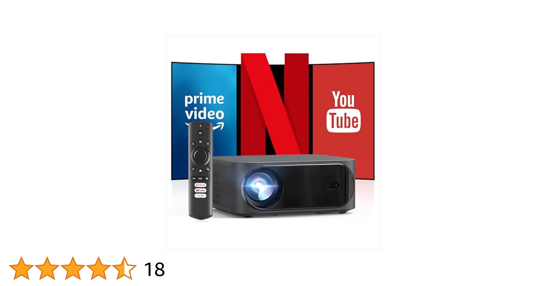 Amazon.co.jp: 【Netflix公式対応・スタンド付】プロジェクター