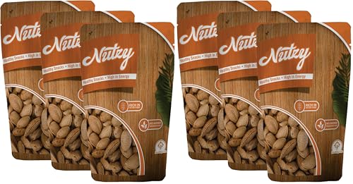 Image of Nutzy Premium Almonds (Kagazi Almonds, 750g) (Pack of 2)