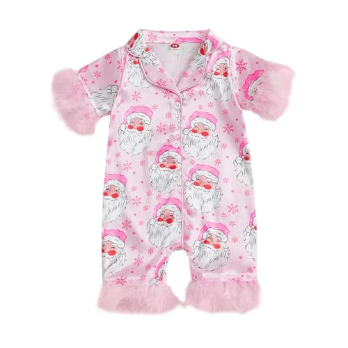 Baby Girl Halloween Pajamas Satin Silk Pumpkin Romper Jumpsuit Toddler Bottom Down Pjs Sleepwear Nightgown Outfit