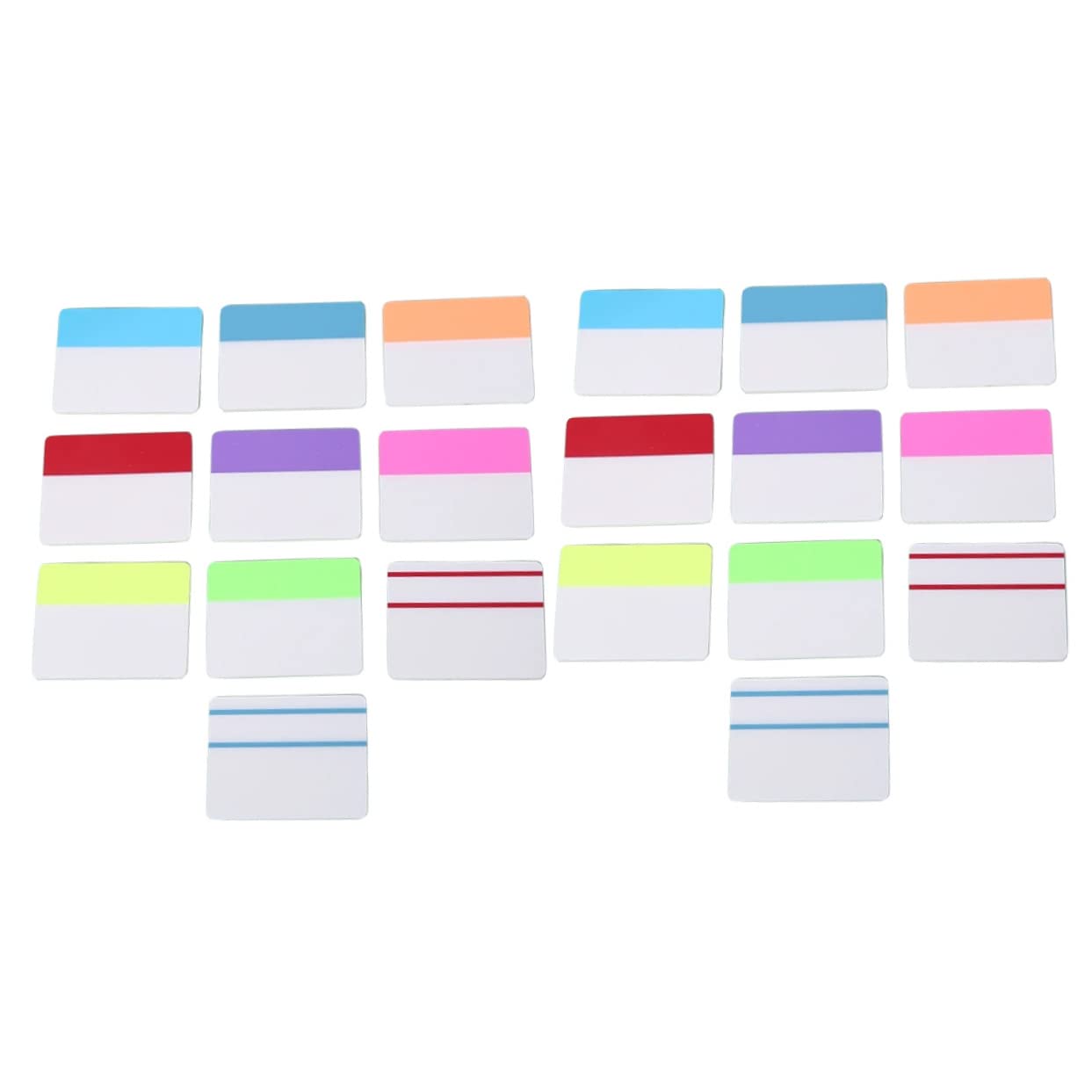 TEHAUX 5stücke Sticky Tabs Für Bücher Wiederverwendbare Index-tabs Bunten Farben Für Notizen Und Markierungen Große Für Schüler Und
