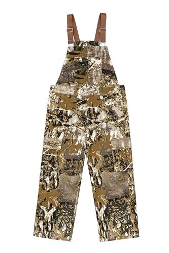 CYXUYJH Girls Boys Camo Bib Overalls Kids Overalls Straight Leg Denim Jumpsuits Cargo Pants with Pockets