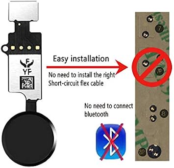 Home Button Replacement for iPhone 7 7Plus 8 8Plus Home Button Touch ID Main Key Flex Cable Assembly Replacement for iPhone 7 7P 8 8P