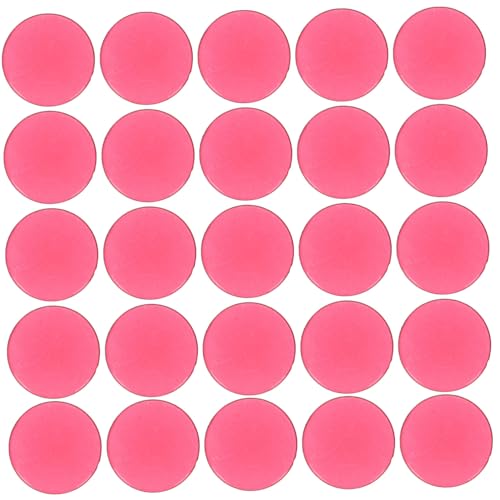 SUPVOX 100pcs Semitransparent Bingo Chips for Game Night Plastic Counting Markers for Educational Activities Math Learning and Poker Games