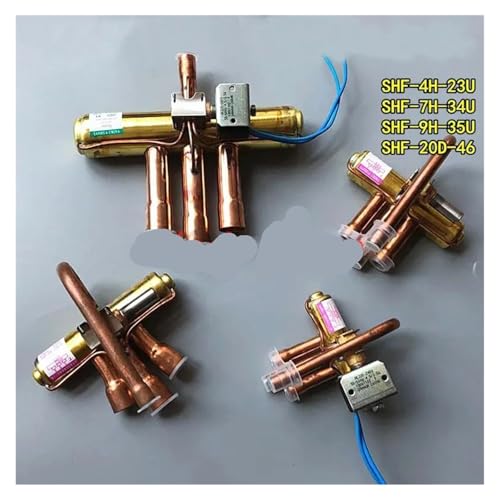 Vierwege- Wärmepumpen- Umkehrventil Mit Spule AC220V 1- 5P Klimaanlage, Kompatibel For Sanhua(SHF- 4H- 23U)-3