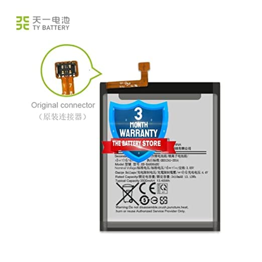 Image of THE BATTERY STORE Orignal (EB-BA606ABU) Mobile Battery for Samsung Galaxy A60 2019 / M40 SM-A606F(EB-BA606ABU) battrey with 3 Month Warranty and High Capacity Battery Backup (for Samsung M40)
