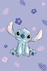Disney Lilo & Stitch Microflanell Decke Blau 100x150