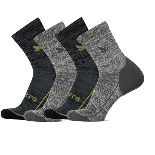 Mens Athletic Comfort Crew Socks | Wicking & Anti-Odor for Athletic and Everyday Wear