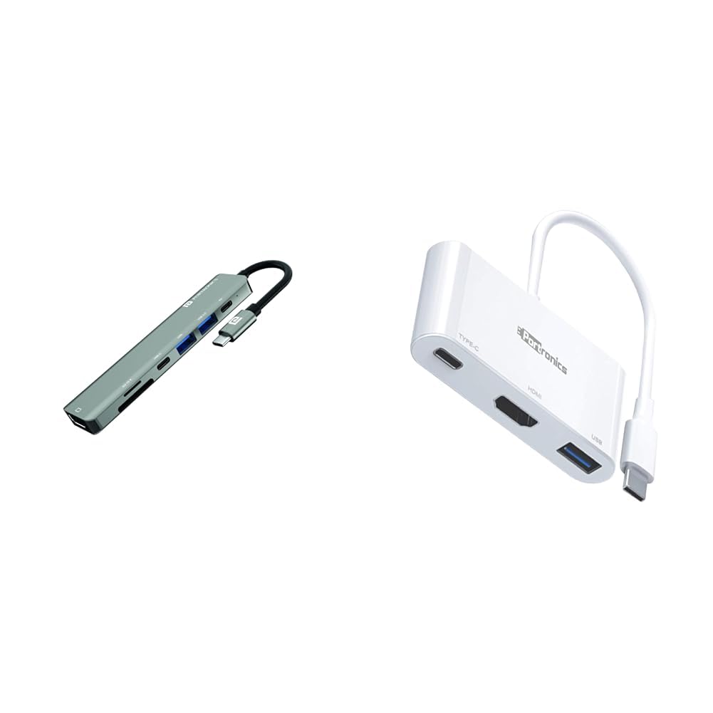 Portronics Mport 52 USB C Hub (7-in-1), Multiport Adapter with 4K HDMI, 60 W PD Charging, USB 3.0/2.-image-34