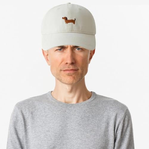 Ymxygz Dackel-Baseballkappe, Gewaschene Baumwolle, Hip-hop-mütze, Verstellbarer Sonnenhut, Bestickte Baseballkappe, Trucker-mütze Für Männer Und Frauen