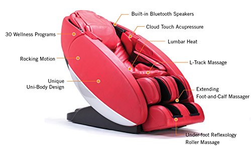 Human Touch"Novo" Full Body Coverage Zero-Gravity L-Track Massage Chair, Cream Color Option #TOP5