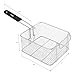 ROVSUN 22.8QT Commercial Deep Fryer with Baskets & Lids, 21.8L Stainless Steel Electric Double Fryer, Countertop Kitchen Frying Machine w/Temperature Control, French Fries Donuts 3400W