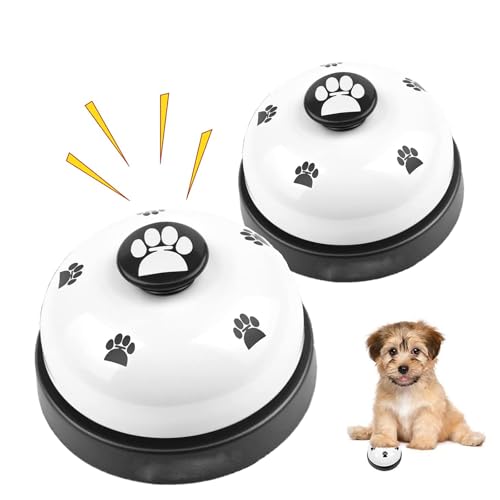 Trainingsglocken für Haustiere,2 PCS Hund Trainingsglocken Haustier-Trainingsglocken für Hundekatzen Türglocken für Hunde Pet klingel für Katzen und Hund Potty Training