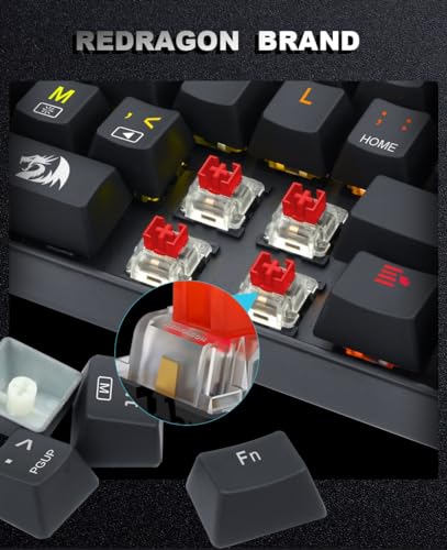 Switches Redragon Purple - Táteis e Silenciosos - Hot Swappable - para Teclados Mecânicos (Pack de 2