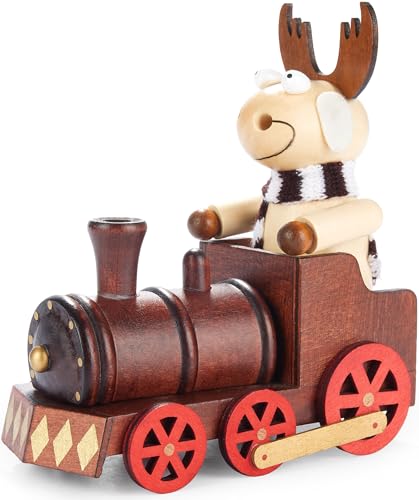 Train de Noël élan homme-fumeur BRUBAKER idée cadeau traditionnel - 6