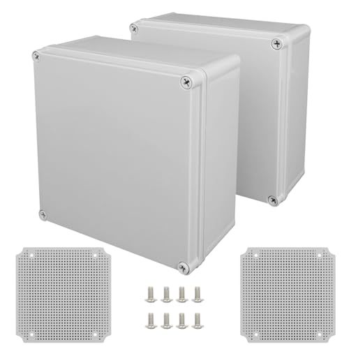 HoHaing IP67 Abzweigdose mit Montageplatte, 2er-Pack