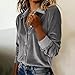 Button Down Velvet Shirts for Women Fashion Classic Fit Dress Shirt Work Business Casual Long Sleeve Blouse Tops Gray