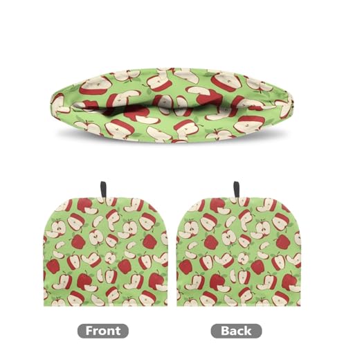 Image of Large Tea Cozy for Teapot Red Apple Print Extra Thick Tea Pot Cover Home Kitchen Decoration Insulated Teapot Cozy Dust Kitchen Accessories for Home Daily
