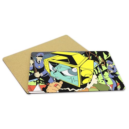 Napperons de table Manga antidérapants en liège isolant lot de 4