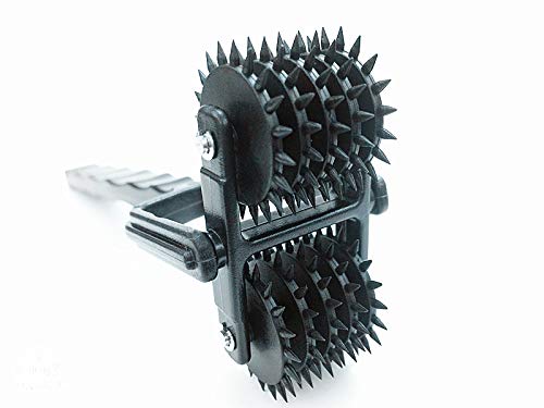 Wartenberg Wheel Pinwheel 5 Head ABS Skin Sensation Diagnostic for Couples Double Wheel - Thumbnail 3
