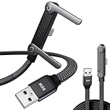 Connecteur angle 90° ergonomique – confort optimisé pendant l’utilisation: Le connecteur USB-C angle 90° réduit la pression sur le port de charge et améliore la prise en main pendant le gaming, la navigation ou le visionnage vidéo. Idéal pour une utilisation prolongée avec plus de liberté de mouvement.