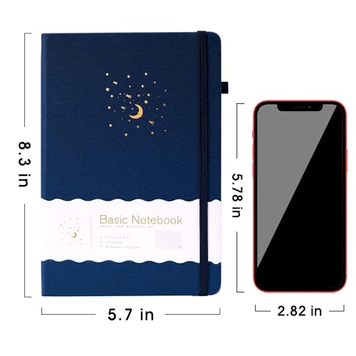 Cahier de notes CAGIE de qualité supérieure, reliure rigide et 192 pages lignées
