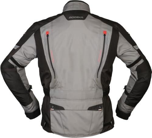 Veste textile moto Modeka Aeris gris noir blouson route taille L
