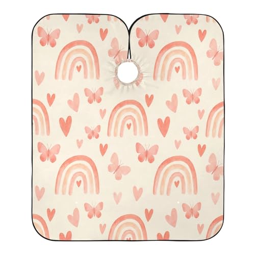 Capa para corte de cabello impermeable profesional MAOBLYR con cierre ajustable de broche para peluquería y estilismo miniatura 2